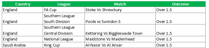 over 1.5 goals top experts betting tips